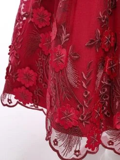 Kids Dress Princess Party Dress Flowers Bows Short Sleeves 5 Colors Flower Girl Dress -AYA Cosplay Shop 41db7872 ed23 45a3 8c34 6fd827154100