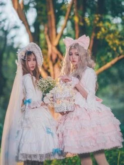 Lolita Wedding Dress OP White Chiffon Ruffle Lolita One Piece Dress -AYA Cosplay Shop 4d92181a f0dd 4507 a0e5 801952a99a7a