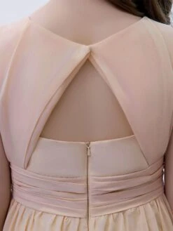 Champagne Flower Girl Dress Chiffon Pleated Jewel Neck Sleeveless Kids Birthday Party Dresses -AYA Cosplay Shop 57684784 f9e0 42ca b3ba 89c2f1e192a9