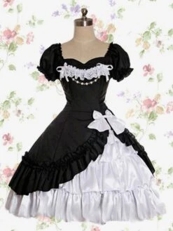 Gothic Lolita OP Dress Lace Ruffle Bow Lolita One Piece Dress -AYA Cosplay Shop 6e7a9bc1 253f 472a af7b 8e5079d83c64