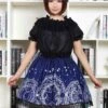 Lolitashow Sweet Lolita Dress Cute Blue Lolita Lace Skirt With Magic Circle Print -AYA Cosplay Shop 6efa0f35 a092 4fac a64a 15d5a99b4e36