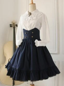 Gothic Lolita Dress Military Lolita Cross Regression Victorian Vintage SK Lolita Skirt -AYA Cosplay Shop 6fb7718c 555b 4e63 9b33 d58ed204d107