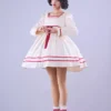 Lolitashow Exclusive Sweet Lolita Dress Polyester Long Sleeves Polyester Summer Tea Party Dress -AYA Cosplay Shop 75059f4602ae4922ae9436ec5eb3a5dd