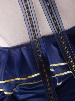 Dark Navy Retro Costume Vintage Ruffle Beaded Ball Gown Dress Costume -AYA Cosplay Shop 7cafb4e0 71ea 4c6e b6ec b6fa5078f4a6