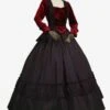 Black Retro Costumes Bows Polyester Dress Women's Marie Antoinette Costume Retro Tunic 18th Century Costume -AYA Cosplay Shop 80a803a0 053e 4b6a 81b7 a45a1bf08020