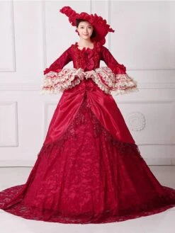 Prom Dress 2024 Rococo Long Sleeve Classic Victorian Dress With Headwear -AYA Cosplay Shop 8bd9456b 753b 44c7 b7d6 12cc7f262e7d