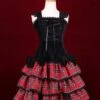Lolitashow Punk Lolita Dress Last Icy Kiss Op Lolita One Piece Dress -AYA Cosplay Shop BATCHXLS 4a537fcb 566a 4ba3 bddc 9e6e3e283284 013