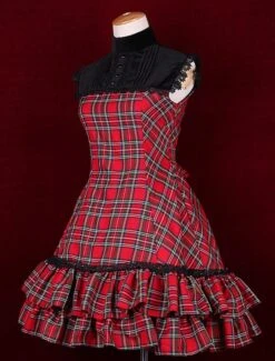 Lolitashow Sleeveless Stand Collar Classic Lolita Dress -AYA Cosplay Shop BATCHXLS afd5e7b9 363e 4854 83bf 2ce5df821f09 008