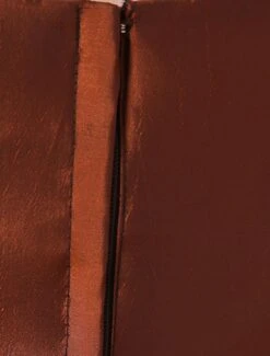 Flower Girl Dresses Ember Red A Line Square Neckline Taffeta Ankle Length Toddler's Dinner Dress -AYA Cosplay Shop Exquisite Chocolate Brown Taffeta Square Collar Floor Length Junior Bridesmaid Dress 117538 7