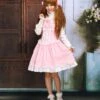 Lolitashow Sweet Ruffles Sleeveless Cotton Lolita Dress -AYA Cosplay Shop Sweet Ruffles Sleeveless Cotton Lolita Dress 25000 2