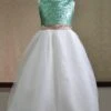Color Block Flower Girl Dress Sequins Sash Dress -AYA Cosplay Shop a59108a7 0000 4b51 9f1d 15f97fe44295