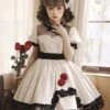 Sweet Lolita Dress Cotton Short Sleeves Jumper Sweet Lolita Dress -AYA Cosplay Shop a7b426ec15ab45cd9dc30e00360aaf16