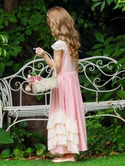 Flower Girl Dresses Cotton Ruffles Tiered Kids Social Party Dress -AYA Cosplay Shop b7d5b2e6 af46 4922 8421 7ad6f698d805