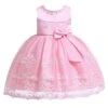 Flower Girl Dresses Lace Bow A Line Kids Short Formal Party Dress -AYA Cosplay Shop b89b83bc f73f 44e7 8102 e7fef9fe6a41