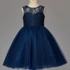 Dark Navy Flower Girl Dress With Tulle Lace -AYA Cosplay Shop bf1c5cf0 17bf 4431 bdb0 9e965875b995
