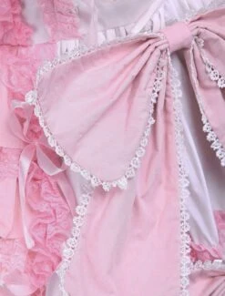 JSK Lolitashow Sweet Pink Cotton Loltia Jumper Dress Bows Layers Ruffles 15 JSK Lolitashow Sweet Pink Cotton Loltia Jumper Dress Bows Layers Ruffles -AYA Cosplay Shop c131da92 93cf 49f9 8eac 151fc958578e