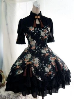 Qi Lolita Dress Chinese Style Qiluo Incense Sakura Fairy OP Lolita One Piece Dress -AYA Cosplay Shop d8aa1af6 9aca 4d68 b446 f9e354e3e94b