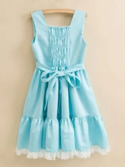 Sweet Lolita Dress JSK Satin Aqua Sleeveless Lolita Jumper Skirt -AYA Cosplay Shop e16eeaa3 9cb5 4342 9e67 de87ace3c4ac