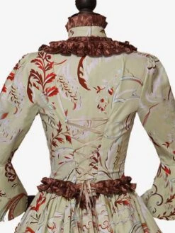 Light Brown Retro Costumes Ruffles Polyester Dress Women's Retro Marie Antoinette Costume Tunic Vintage Clothing -AYA Cosplay Shop e252a833 c842 439c 949e 667a3bb2b042