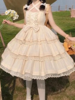 Plus Size Sweet Lolita Dress Ruffles Lace 9 Colors Lolita JSK Dress -AYA Cosplay Shop ebb52f28 c2be 49fc afa7 6051a2c49c4c