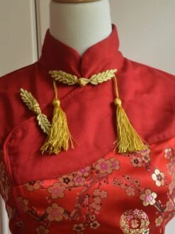 Classic Red Satin Qi Lolita Dress Sleevesless Plum Blossom Printed Ruffles -AYA Cosplay Shop ee0bd2ce 1792 4e8e 8071 ed28c5e3f24d