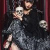 Gothic Lolita OP Dress 2-Piece Set Sleeveless Polyester JSK Dark Lolita Jumper Skirt Outfit 2 Gothic Lolita OP Dress 2-Piece Set Sleeveless Polyester JSK Dark Lolita Jumper Skirt Outfit -AYA Cosplay Shop f89328a6 fa11 489d 9862 2b193cf01305