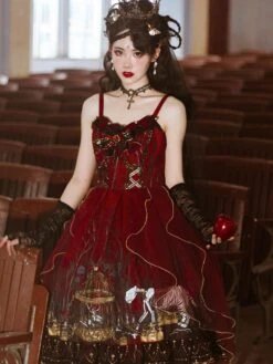 Gothic Lolita JSK Dress Rot Forest Lolita Jumper Skirt -AYA Cosplay Shop fb1bed8c 9a5a 4ae5 b8fe e29a96cd3c40
